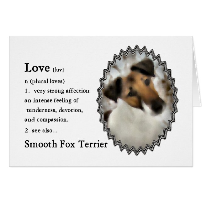 Vloeiende Fox Terrier-cadeautjes (Voorkant Horizontaal)