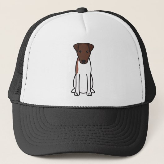 Vloeiende fox Terrier Dog Cartoon Trucker Pet (Voorkant)