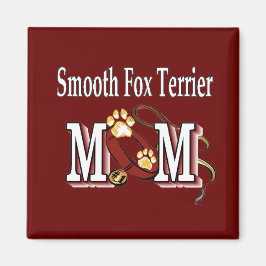 Vloeiende Fox Terrier MOM-cadeautjes Magneet