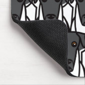 Vloeiende Fox Terriers Muismat (Hoek)