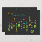 Vloeiende gedichten kaart (Voorkant / Achterkant)