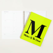 Vloeiende gele moeder van het bruinhuwelijk planner (Display)