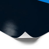 Vloeiende Geometrie Perfect Poster (Hoek)