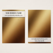 Vloeiende Gold Foil Ombre Earring Holder Display K Visitekaartjes (Voorkant /achterkant)