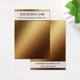 Vloeiende Gold Foil Ombre Earring Holder Display K Visitekaartjes