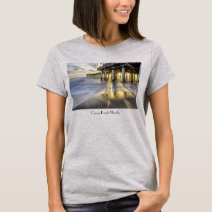 Vloeiende golven bij de coa pier t-shirt