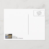 Vloeiende golven bij het denken van een cacaoadapt briefkaart (Achterkant)