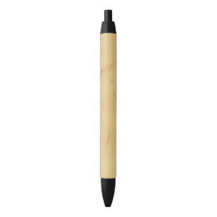 Vloeiende Gouden Lijnen Luxe Abstracte Achtergrond Zwarte Inkt Pen