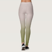Vloeiende gradiënt zomerkleuren mode eenvoudige kl leggings (Achterkant)