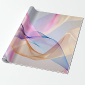 Vloeiende harmonie in beweging cadeaupapier (Uitgerold)