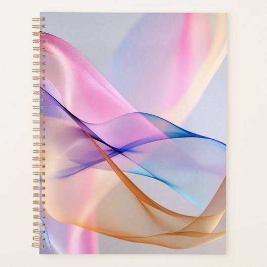 Vloeiende harmonie in beweging planner (Voorkant)
