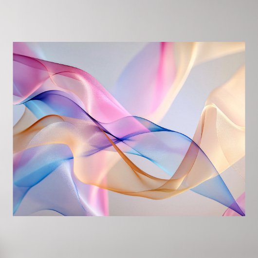 Vloeiende harmonie in beweging poster (Voorkant)
