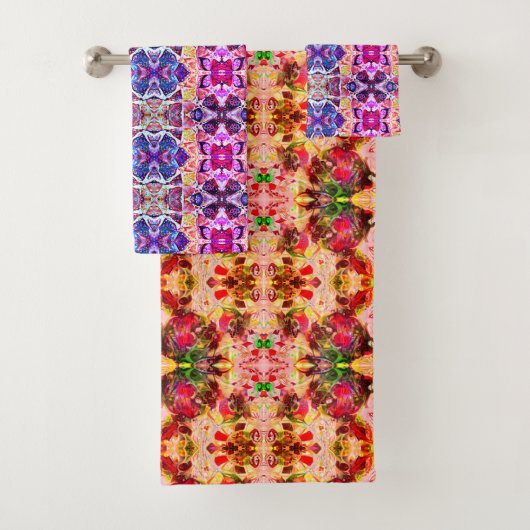 Vloeiende juwelen bad handdoek (Insitu)