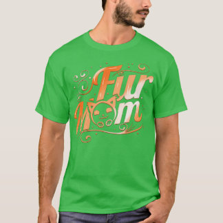 Vloeiende kat voor moeder op zaterdag t-shirt