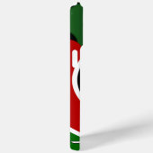 Vloeiende Keniaanse vlag: een modern ontwerp Case-Mate iPhone Case (Achterkant / Rechts)