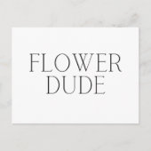 Vloeiende kerel - Eenvoudig Feestdagenkaart (Voorkant)