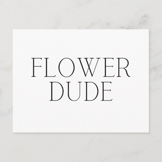 Vloeiende kerel - Eenvoudig Feestdagenkaart (Voorkant)