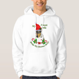 Vloeiende kerstcadeautjes voor Collie Hoodie