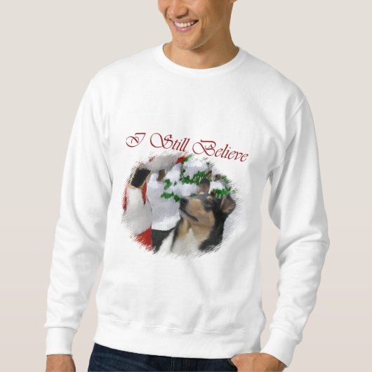 Vloeiende kerstcadeautjes voor Collie Trui (Voorkant)