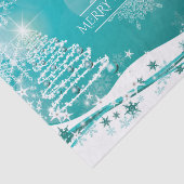 Vloeiende kerstsnowflakes tissuepapier (Detail)