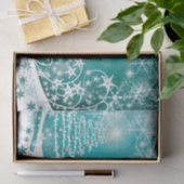 Vloeiende kerstsnowflakes tissuepapier (Geschenk)