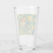 Vloeiende kindervrouw in zonnebloempitten glas (Achterkant)