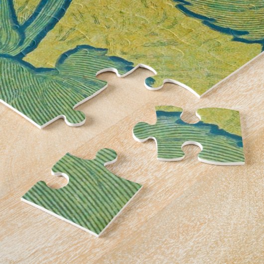 Vloeiende kindervrouw in zonnebloempitten legpuzzel (Zijkant)