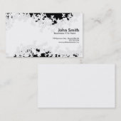 Vloeiende knoppenlay-out visitekaartje (Voorkant / Achterkant)