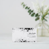 Vloeiende knoppenlay-out visitekaartje (Staand voorkant)