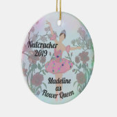 Vloeiende koningin/dauw-druppelnopper keramisch ornament (Rechts)