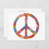 Vloeiende kracht briefkaart (Voorkant / Achterkant)