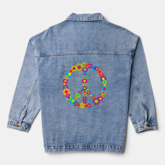 Vloeiende kracht denim jacket (Achterkant)