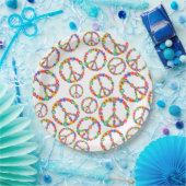 Vloeiende kracht papieren bordje (Feest)