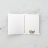 Vloeiende kunst Hartelijk dank Bedankkaart (Binnen)