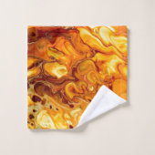 Vloeiende kunstzur Abstracte, persoonlijke luipaar Bad Handdoek (Wasdoekje)