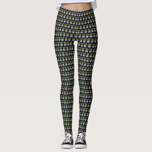 Vloeiende Leggings Meerkleurig Stijlvol (Voorkant)