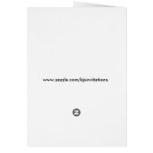 Vloeiende multifunctionele uitnodigingen of aankon (Achterkant)