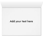 Vloeiende multifunctionele uitnodigingen of aankon (Binenzijde Horizontaal (Onderkant))