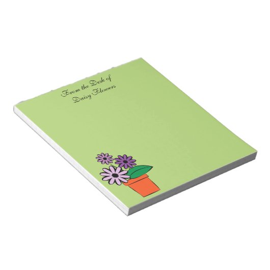 Vloeiende Paarse Dagen Notitieblok (Schuin)