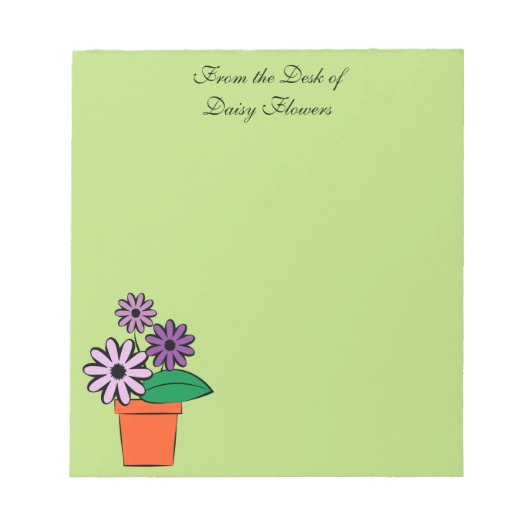 Vloeiende Paarse Dagen Notitieblok (Voorkant)