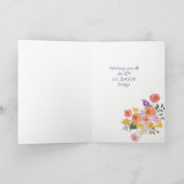 Vloeiende parade met paaspakketkaart kaart (Binnen)