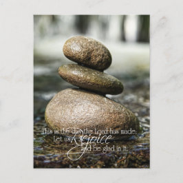Vloeiende raketten in water Psalm 118 Briefkaart