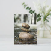 Vloeiende Rocks met waterval Briefkaart (Staand voorkant)