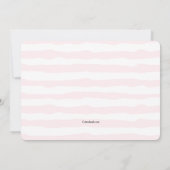 Vloeiende Roze Religieuze Uitnodiging (Achterkant)