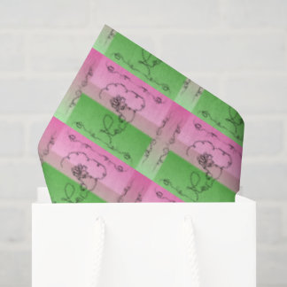 Vloeiende schoonheid Roselle tissuepapier