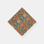 Vloeiende schuurwieltjes servetten (Hoek)