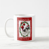 Vloeiende Speelgoed met kerstwens voor de voordeur Koffiemok (Links)