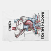 Vloeiende spieren binnen (grijs anatomiehart) theedoek (Horizontaal)