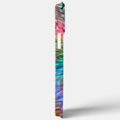 Vloeiende spiraal in overlappende showkleurige vle Case-Mate iPhone case (Achterkant / Rechts)