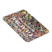 Vloeiende stenen in het meer van McDonald, Glacier Magneet (Rechterzijde)